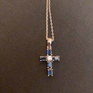 Necklace with cross pendant